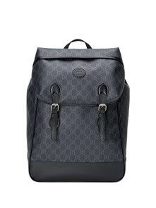 {{photo.Alt || photo.Description || 'GUCCI Рюкзак синий канва монограмма с клапаном и карманом на молнии'}}