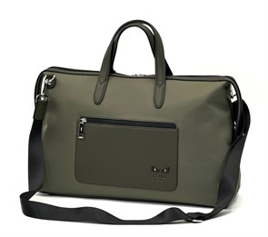 FENDI дорожная сумка нейлон с кожаной отделкой зеленая ДС-0017