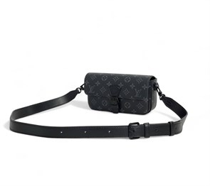 LV мессенджер Бумажник Montsouris Wearable серая канва Monogram МС-1503