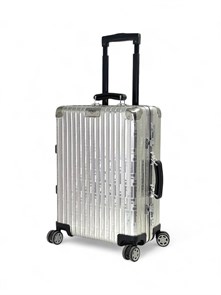 FENDI 50 см чемодан серебро черная ручка ЧМ-1350