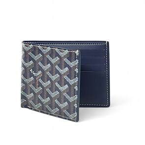 Goyard портмоне канва синее ПМ-00060