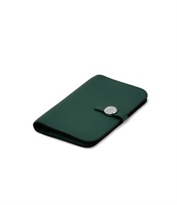 HERMES кошелек маленький кожа Того с хлястиком зеленый КЛ-00417