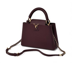 LV сумка CAPUCINES того бордовая золото СК-00307