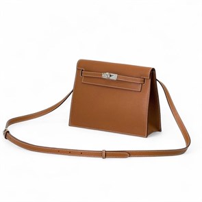 HERMES сумка Kelly Dance кожа Кэмел серебро СК-00432
