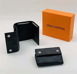 LV мини-портмоне на кнопках серая монограмма ПМ-0629