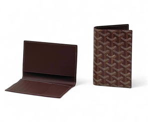 Goyard обложка на паспорт канва коричневая ОП-00058