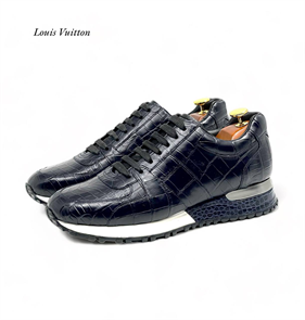 LV кроссовки крокодил синие ОС-0018