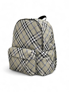 BURBERRY рюкзак тканевый бежевый в клетку РК-0626
