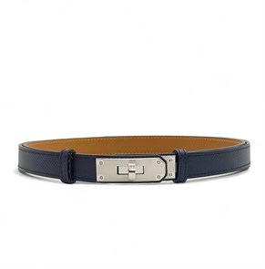 HERMES ремень Келли эпсом синий РМ-00526