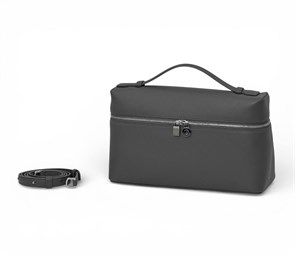 LORO PIANA сумка большая того серая серебро СК-00700
