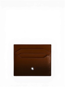 Montblanc визитница гладкая кожа градиент коричневая ВЗ-01329