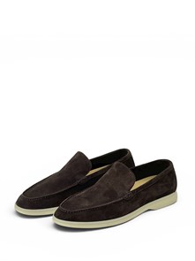 {{photo.Alt || photo.Description || 'LORO PIANA лоферы низкие замша коричневые с белой подошвой'}}