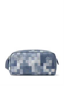 {{photo.Alt || photo.Description || 'LV несессер Dopp Kit 2 молнии ручка сбоку канва шашка голубой'}}