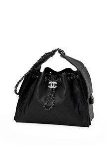 {{photo.Alt || photo.Description || 'CHANEL сумка Hobo 26 см кожа икра черная серебро'}}