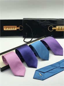 ZILLI галстук сиреневый ГЛ-0838