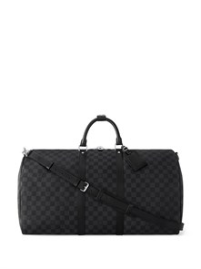 {{photo.Alt || photo.Description || 'LV дорожная сумка Keepall 55 см серая шашка'}}