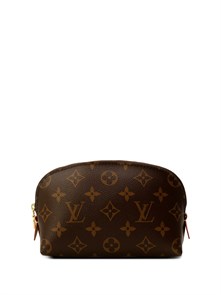 LV косметичка на молнии овальная коричневая монограмма маленькая НС-00279