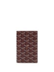 Goyard обложка на паспорт канва бордовая ОП-00164