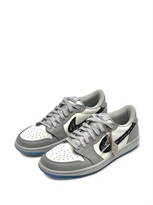 DIOR кроссовки AIR NIKE белые с серым ОС-2536