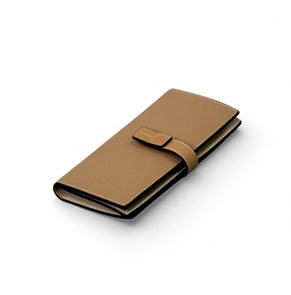 LOEWE кошелек хлястик на кнопке коричневый КЛ-00895