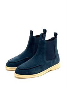 {{photo.Alt || photo.Description || 'LORO PIANA челси высокие замша синие'}}
