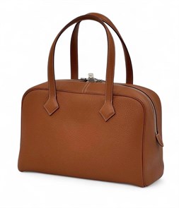 HERMES сумка Victoria кожа Того кэмел серебро СК-00774