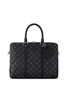 {{photo.Alt || photo.Description || 'LV портфель Porte-Documents Voyage PM с ремнем монограмма кармашек сбоку между кожаными ремнями'}}