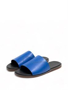 {{photo.Alt || photo.Description || 'HERMES шлепанцы синие перфорация кожаная подошва'}}