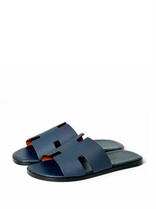{{photo.Alt || photo.Description || 'HERMES Тапочки синие кожа эпсом синяя стелька'}}