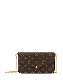 {{photo.Alt || photo.Description || 'LV клатч Pochette Felicie 3 в 1 коричневая монограмма'}}