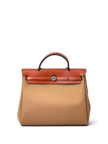 {{photo.Alt || photo.Description || 'HERMES Herbag сумка 31 см хаки текстиль коричневая кожа'}}