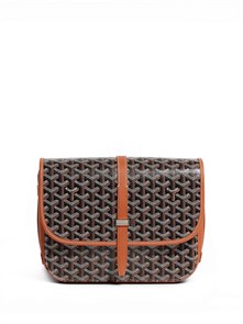 Goyard мессенджер Belvedere с клапаном толстый канва монограмма коричневый МС-01369