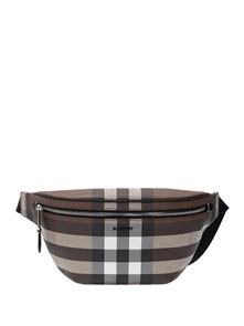 {{photo.Alt || photo.Description || 'BURBERRY поясная сумка Cason в клетку с кожаной отделкой коричневая'}}