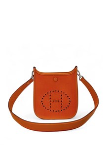 {{photo.Alt || photo.Description || 'HERMES сумка Evelyne mini 16 см текстиль оранжевая'}}