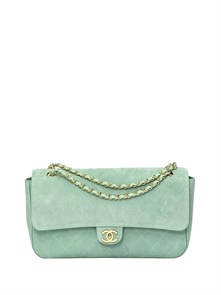 {{photo.Alt || photo.Description || 'CHANEL сумка замша мятная на золоте 32 см'}}