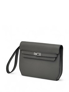 {{photo.Alt || photo.Description || 'HERMES борсетка замок Kelly кожа эпсом цвет серый'}}