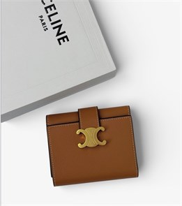 CELINE кошелек кожа кэмел на золоте КЛ-00957