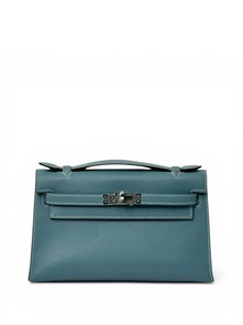{{photo.Alt || photo.Description || 'HERMES клатч POCHETTE 22 см голубая кожа свифт серебро'}}