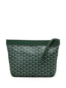 Goyard несессер канва монограмма зеленый НС-00049