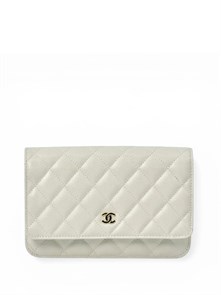 {{photo.Alt || photo.Description || 'CHANEL сумка Woc кожа икра в клетку молочная золото'}}