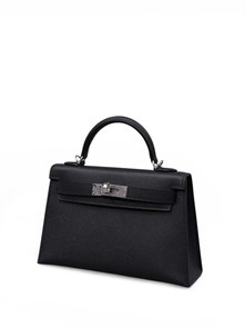 {{photo.Alt || photo.Description || 'HERMES сумка mini Kelly 19 см кожа Эпсом черная серебро'}}
