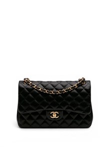 {{photo.Alt || photo.Description || 'CHANEL сумка 2.55 гладкая кожа в клетку 25 см черная золото'}}