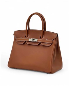 HERMES Birkin 30 см сумка кэмел кожа барения СК-00399