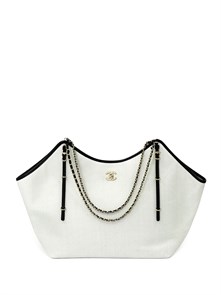 {{photo.Alt || photo.Description || 'CHANEL сумка Cabas из рафии белая золото'}}