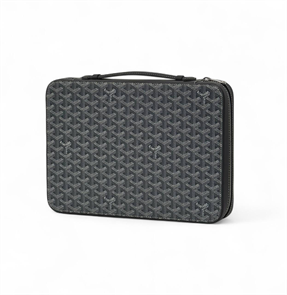GOYARD папка широкая с ручкой сверху серая ПК-0020