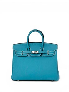 {{photo.Alt || photo.Description || 'HERMES сумка Birkin 25 см кожа того голубая серебро'}}