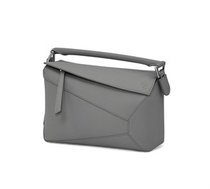 LOEWE сумка Puzzle серая кожа того серебро СК-00322