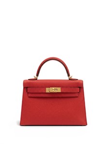 {{photo.Alt || photo.Description || 'HERMES сумка mini Kelly 19 см кожа Эпсом красная золото'}}