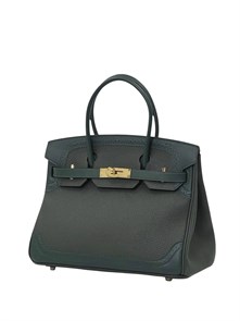 {{photo.Alt || photo.Description || 'HERMES Birkin 30см зеленая кожа того-свифт золото'}}