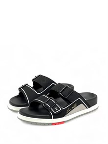 {{photo.Alt || photo.Description || 'LV тапочки Мюли LV Trainer черные на белой подошве'}}